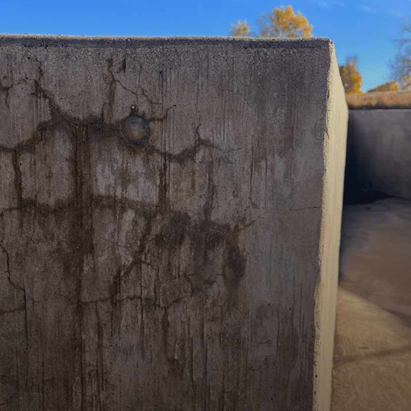 Close-up of textured concrete surface